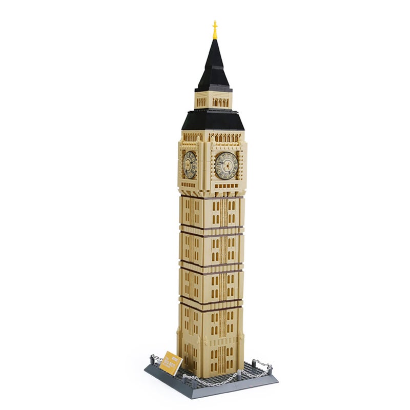Apostrophe Games Big Ben Building Block Set (1,664 Pieces) London's Big Ben Clock Tower Famous Landmark Series - Architecture Model for Kids and Adults - Image 3